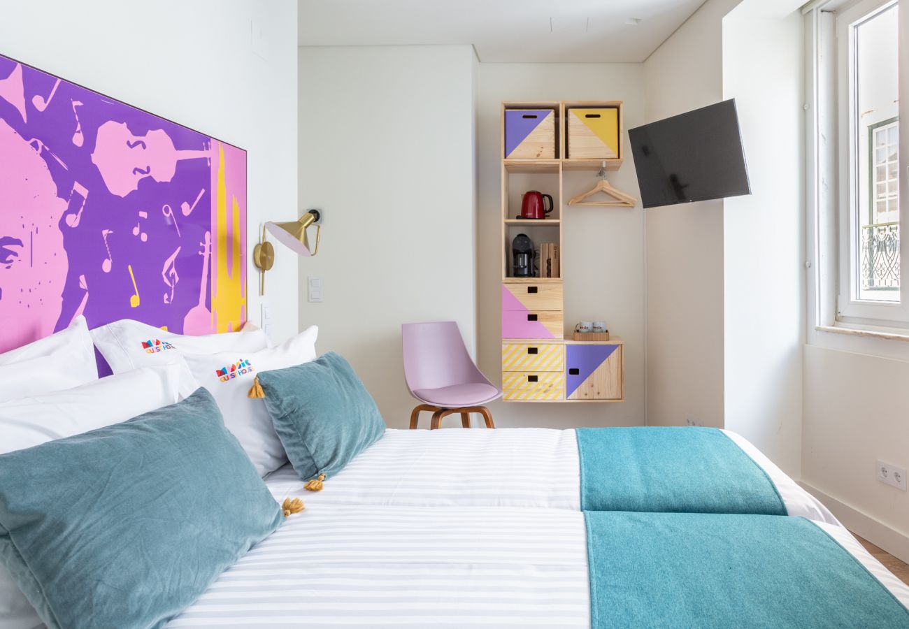 Alquiler por habitaciones en Lisboa ciudad - BAIRRO ALTO MUSIC GUEST HOUSE BACH